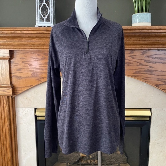 Ideology Gray/Black Quarter‎ Zip Pullover Sz. M - Picture 1 of 10